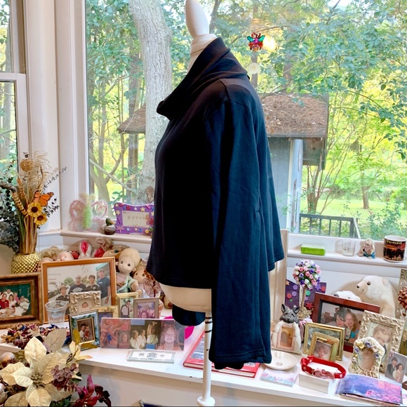 Free People Salvation Turtleneck Sweatshirt Black - Picture 5 of 8